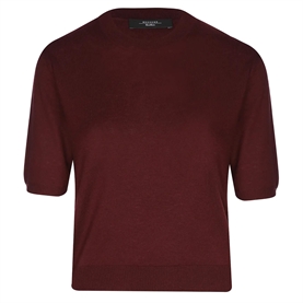 Weekend Max Mara WKDMAREA Kortærmet Strik, Bordeaux